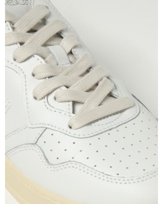 Autry Natural Medalist Leather Sneakers for men