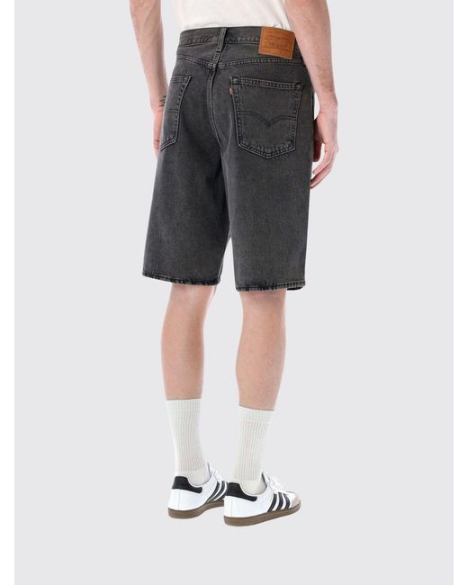 Levi's Gray 478 Cotton Denim Shorts for men