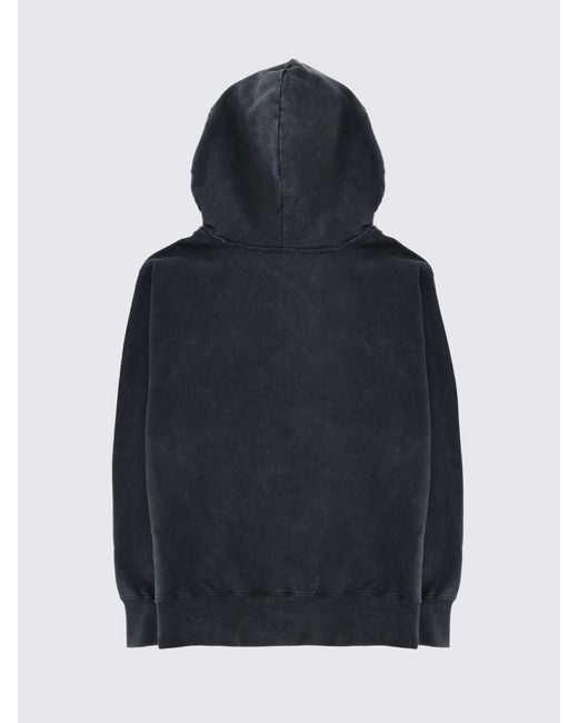 DSquared² Blue Printed Cotton Hoodie for men