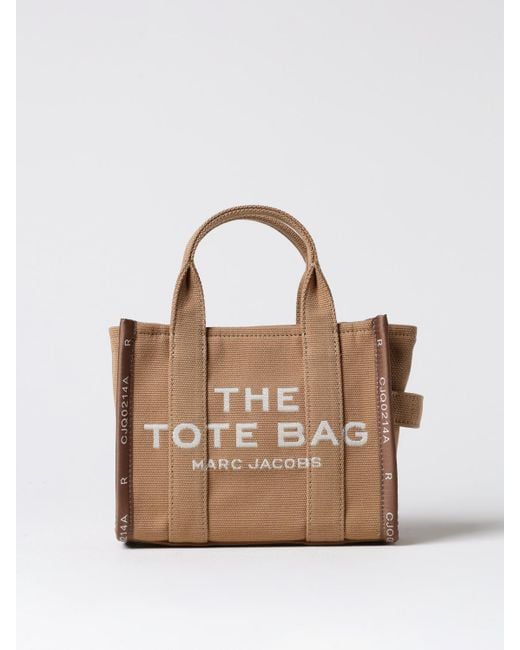 Marc Jacobs Brown The Small Tote Canvas Bag