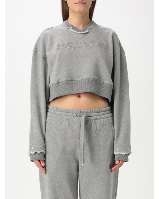 McQueen Gray Sweatshirt
