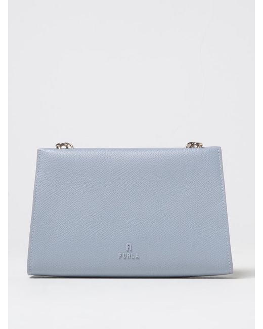 Furla Blue Schultertasche Damen