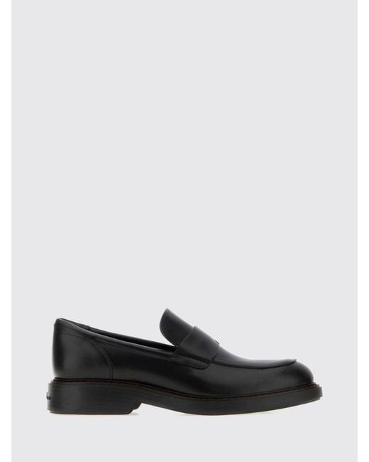 Hogan White H704 Smooth Calfskin Penny Loafers With Eva Sole for men