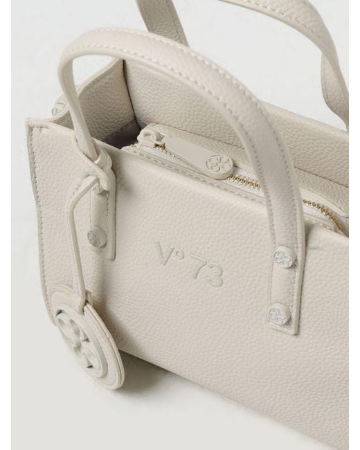 V73 White Tote Bags