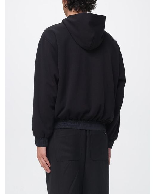 Amiri Blue Cotton Blend Hoodie for men