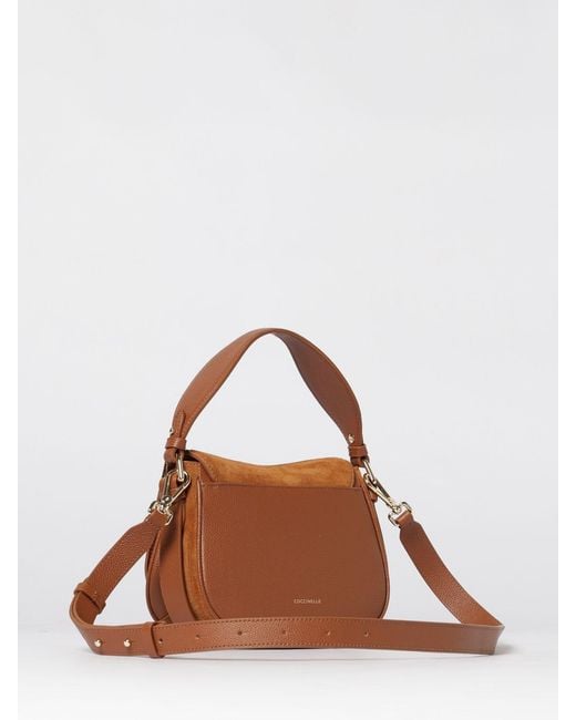 Coccinelle Brown Mavery Small Suede Bag