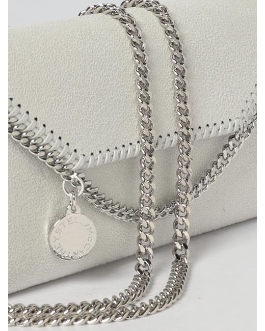 Stella McCartney Natural Falabella Faux Suede Wallet Bag