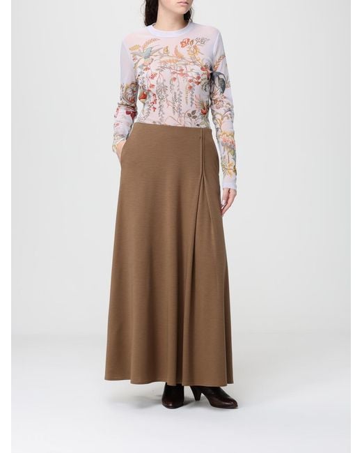 Etro White Paisley Knit Top