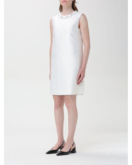 Versace White Kleider