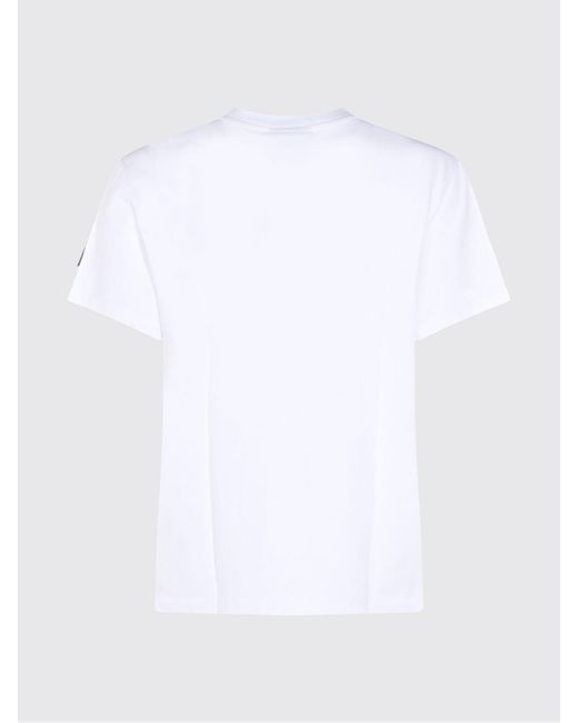 Mauna Kea White Cotton T-Shirt With Logo for men