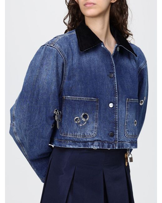Marc Jacobs Blue Crop Jacket
