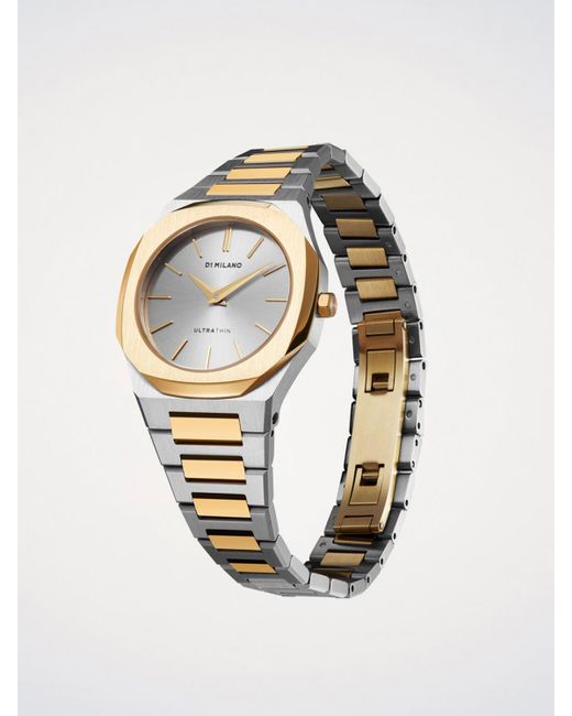 D1 Milano Metallic Ultra Thin Watch
