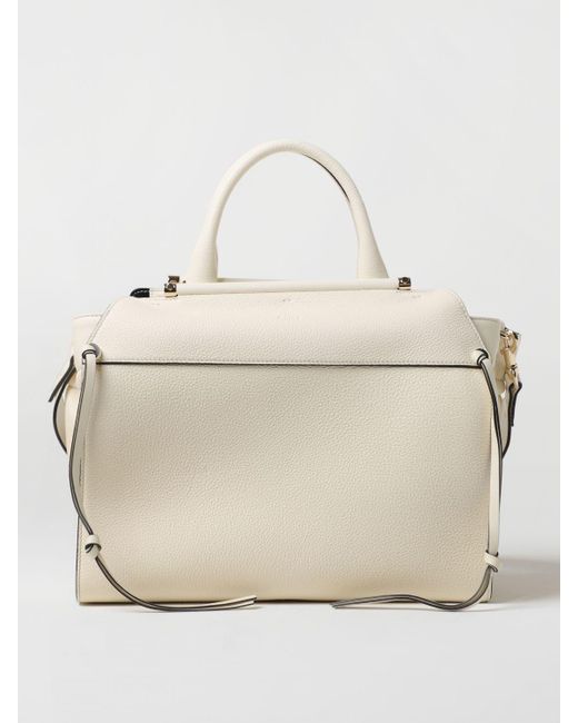 Chloé Carry Leather Bag in Natural Lyst
