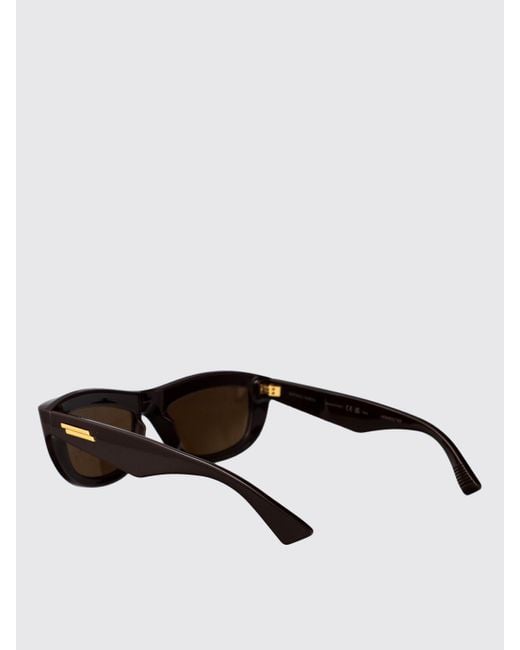 Bottega Veneta Brown Acetate Sunglasses