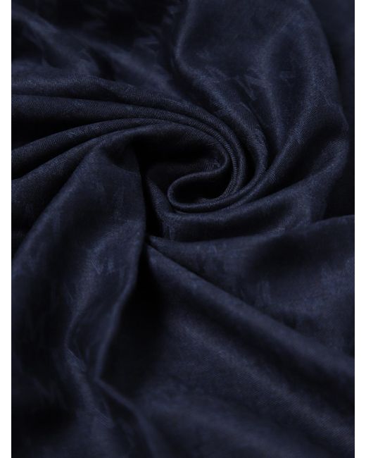 Bufanda De Lana Y Seda Max Mara de hombre de color Blue