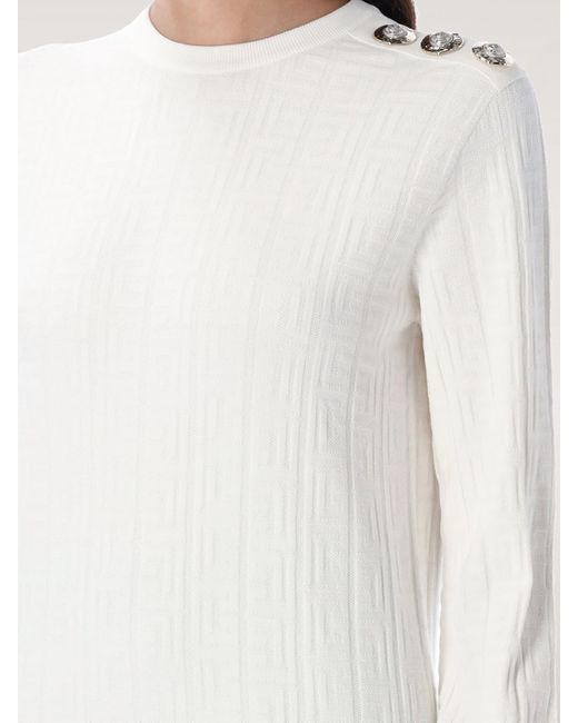Balmain White Jumper