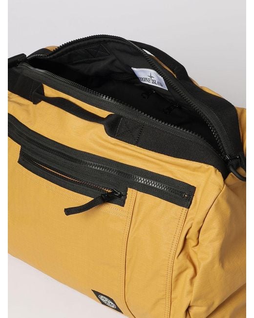 Stone Island Natural 9200033S0331 Double-Coated Cotton Ripstop Holdall for men