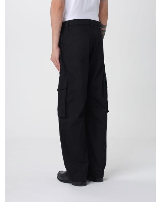 Golden Goose Deluxe Brand Black Leniin Cargo Trousers for men