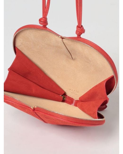 Alaïa Red Le Coeur Suede Bag