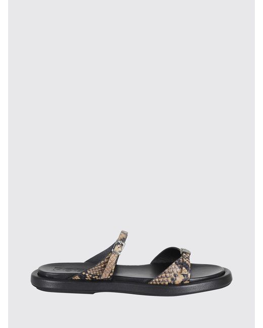 Poeve White Nappa Sandals