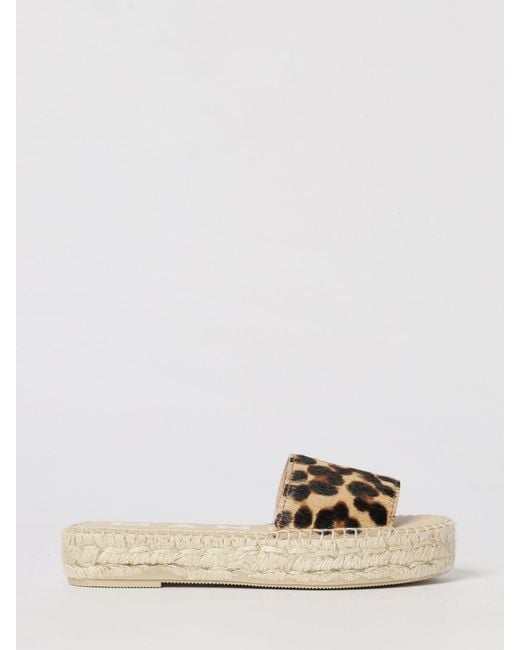 Manebí Natural Animal Print Calf Hair Mules
