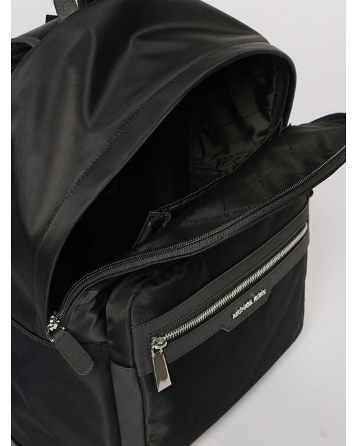 Michael Kors Black Recycled Nylon Backpack for men