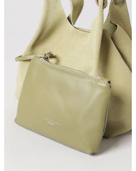 Gianni Chiarini Natural Dua Suede Bag