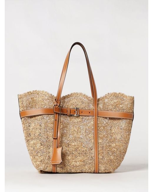Ermanno Scervino Natural Shoulder Bag