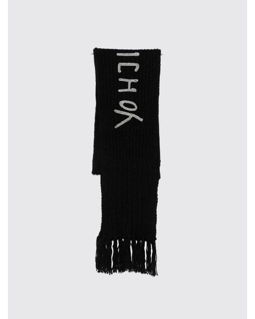 Y-3 Black Scarf for men