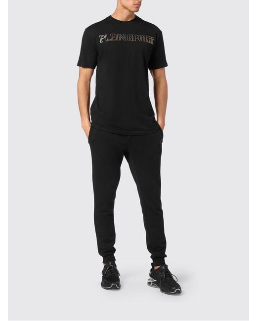 Philipp Plein Black T-Shirt for men