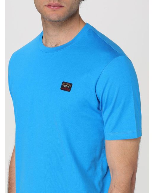 Paul & Shark Blue T-shirt for men