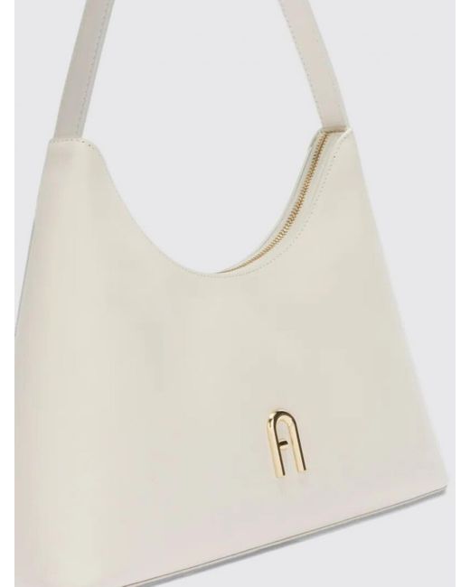 Furla White Shoulder Bag