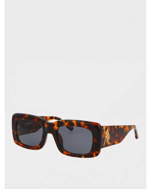 The Attico Brown Linda Farrow X Marfa Acetate Sunglasses