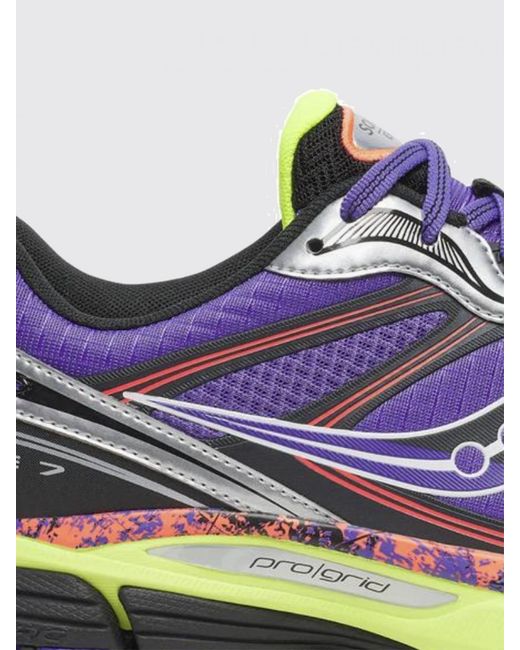 Saucony White Progrid Guide 7 Technical Fabric And Rubber Sneakers for men