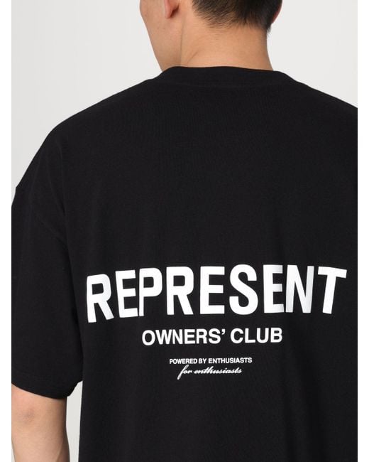 Represent Black T-shirt for men