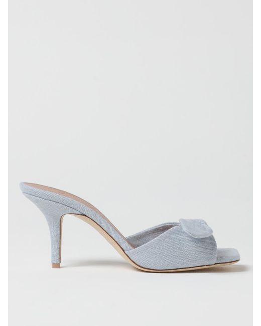 Malone Souliers White Heeled Sandals