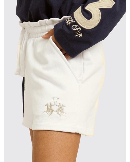 La Martina Blue Cotton Shorts