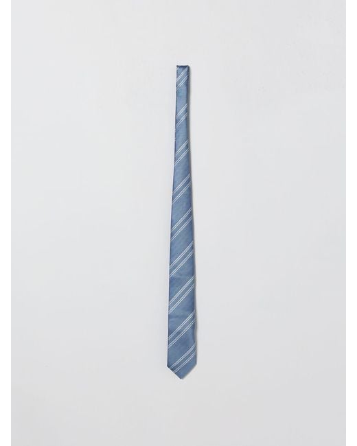 Brunello Cucinelli Blue Silk Tie 7.5 for men
