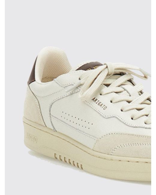 Axel Arigato Natural Dice T-Toe Two-Tone Smooth And Suede Leather Trainers for men