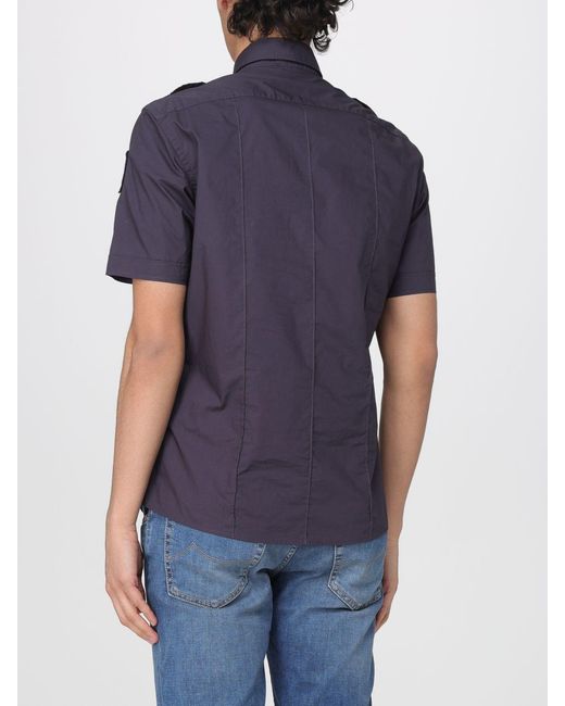 Blauer Blue Casual Cotton Shirt for men
