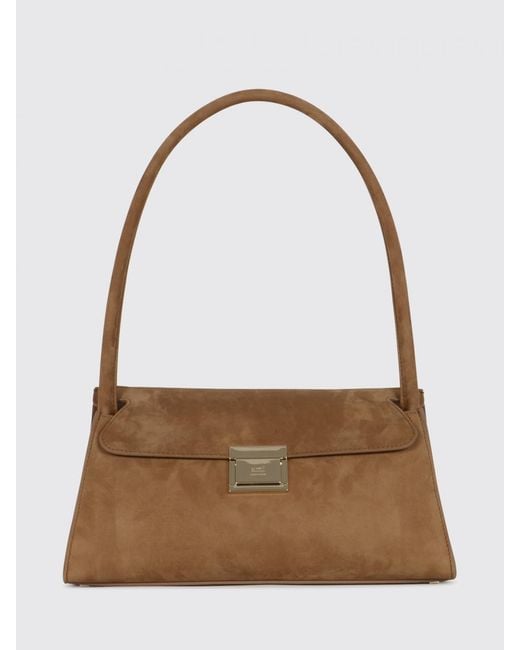 AMI Orange Mimi Suede Bag