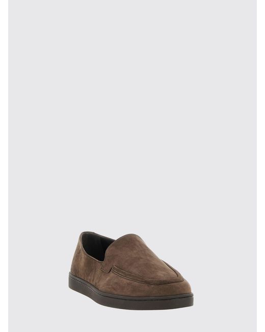 Church's White Stanley Suede Calfskin Loafers With Rubber Sole for men