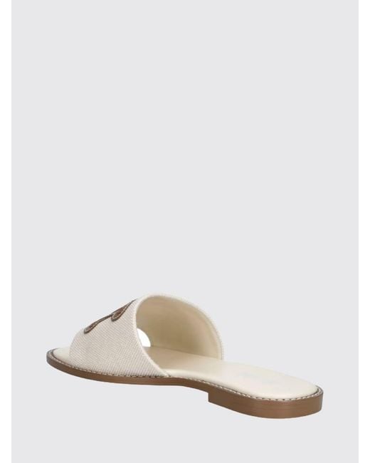 Max Mara White Heeled Sandal Camel for men