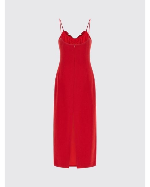 Magda Butrym Red Midi Sheath Dress
