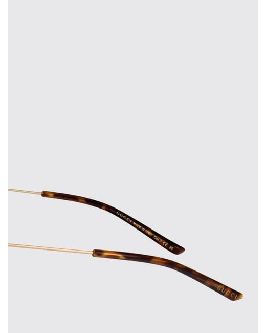 Gucci Green Rectangular Aviator Sunglasses for men