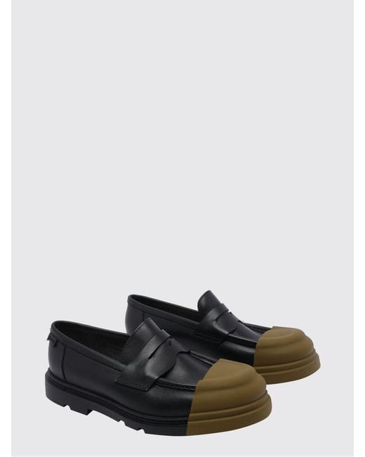 Camper White Junction Leather Loafers for men
