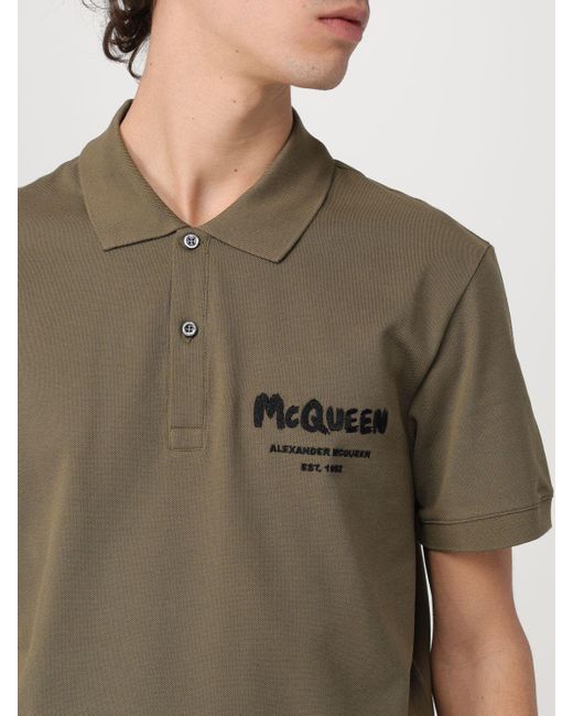 Camisa Alexander McQueen de hombre de color Green