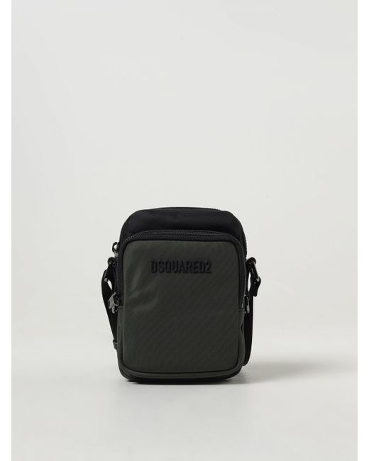 DSquared² Black Shoulder Bag for men