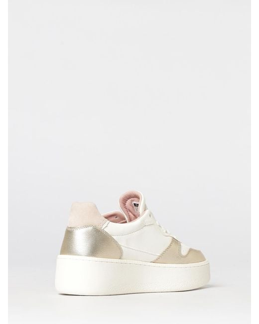 Date Natural Platform Sneakers