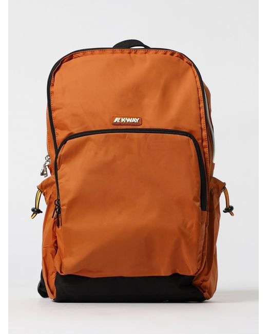 Sac À Dos Homme K-Way pour homme en coloris Orange